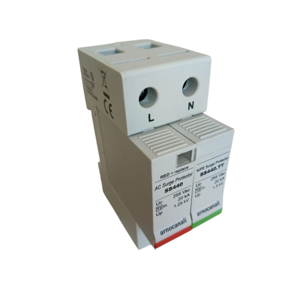 ARNOCANALI SS440.2TT SURGE PROTECTOR T2 1 +1P